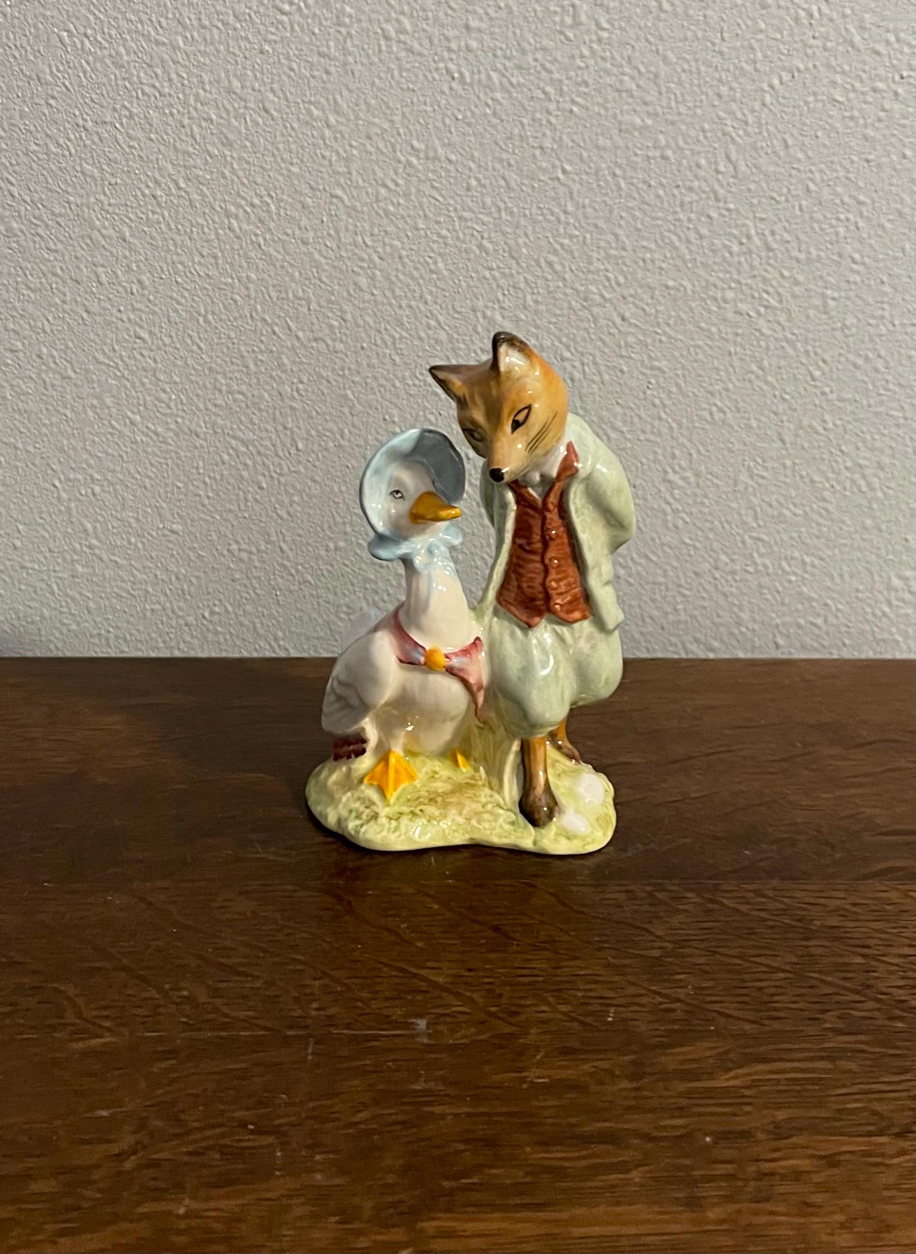 【M様・ご確認】Jemima Puddleduck Meets Foxy】 Jemima Puddleduck With Foxy Whiskered Gentleman- Beatrix Potter