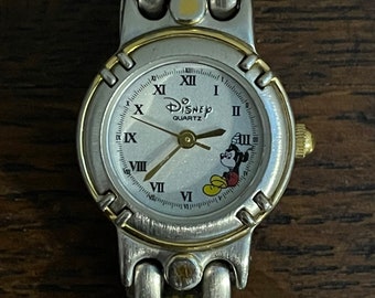 Zegarek Disney Time Works Mickey Mouse z lat 90. – zabytkowy damski zegarek Disney Mickey Mouse