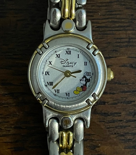 1990s Disney Time Works Mickey Mouse Watch Vintage Womens Disney Mickey Mouse Watch Etsy UK