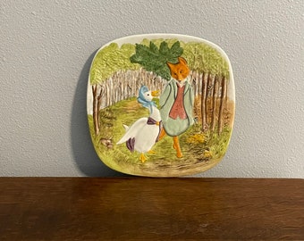 Vintage 1979 Beswick Beatrix Potter Plate: Jemima Puddle