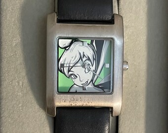 Rare Disney Tinkerbell Watch by Allison Lefcort Limited Edition Disney Allison Lefcourt Tinker Bell, in  main image 3
