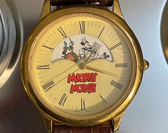 90s Mickey ゴールドネックレス archive y2kヴィンテージ Vintage i love mickey - Gem