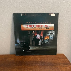 1973 Elton John Don’t Shoot Me, I’m Only the Piano Player LP- Vintage Elton John Record with Photo Booklet
