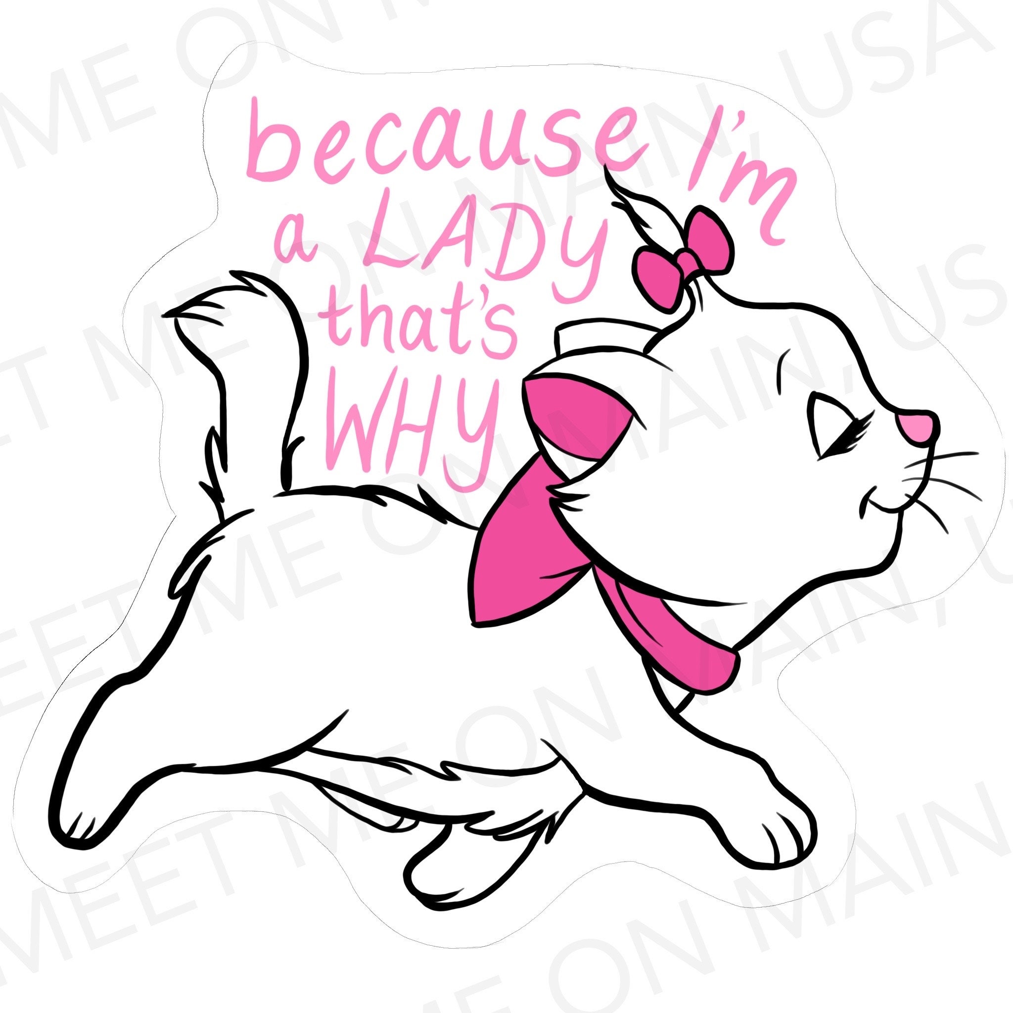 Marie Aristocats Sticker - Etsy