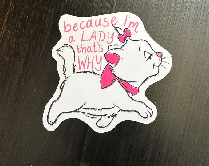 Marie Aristocats Sticker - Etsy
