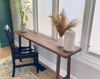 Handcrafted Writing Desk | Writing Table | Accent Table | Console Table | Wood | Barn Wood | Farmhouse | Office Furniture | Reclaimed Wood