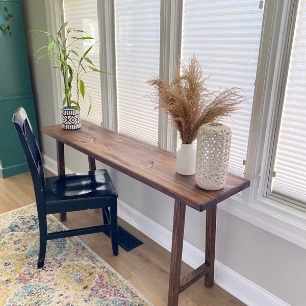 Handcrafted Writing Desk | Writing Table | Accent Table | Console Table | Wood | Barn Wood | Farmhouse | Office Furniture | Reclaimed Wood