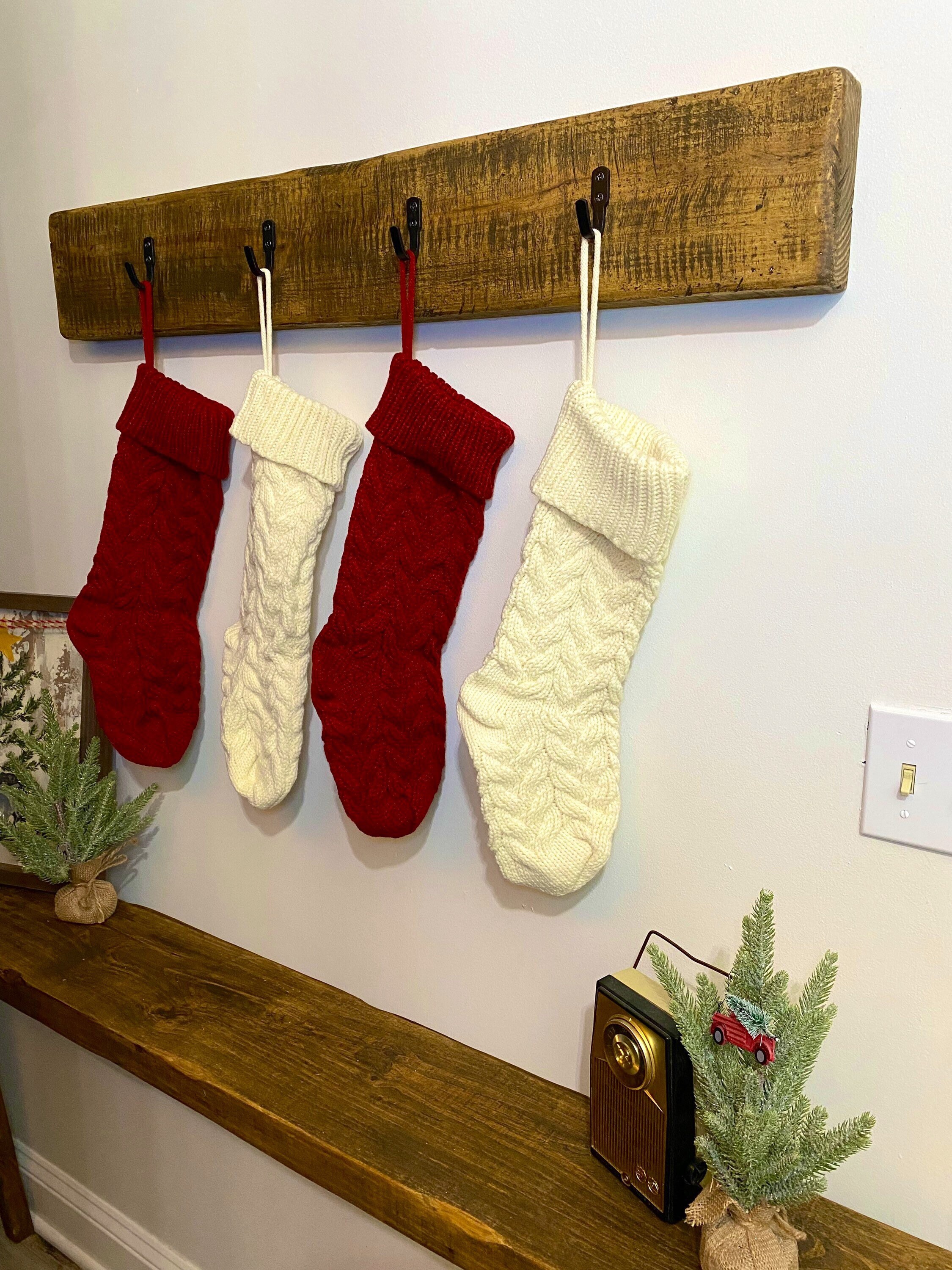 Rustic Barn Wood Coat Rack Entryway Coat Rack Wall Coat Etsy