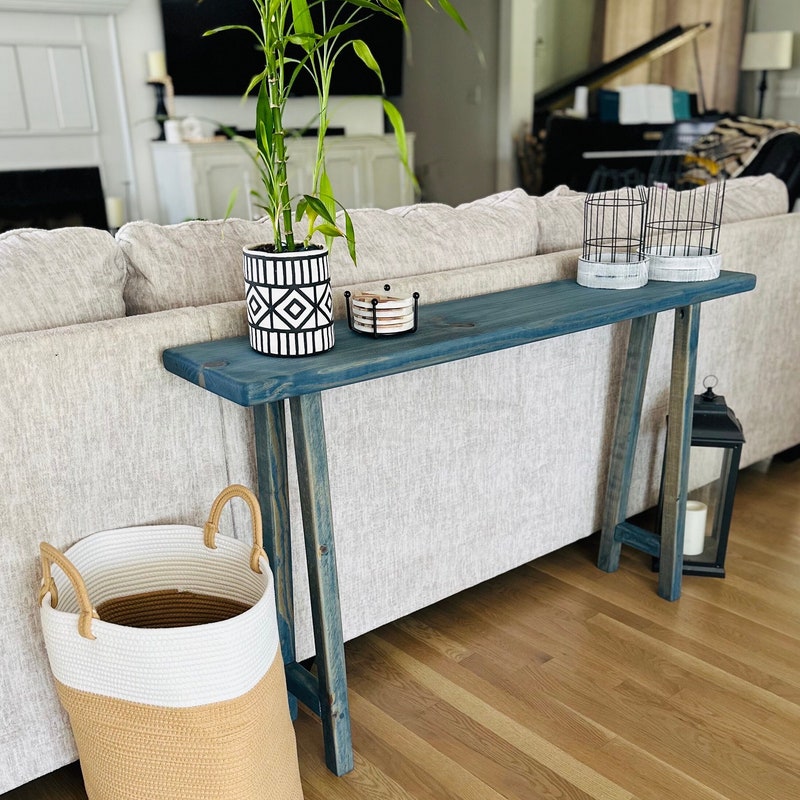 Navy Entryway Console
