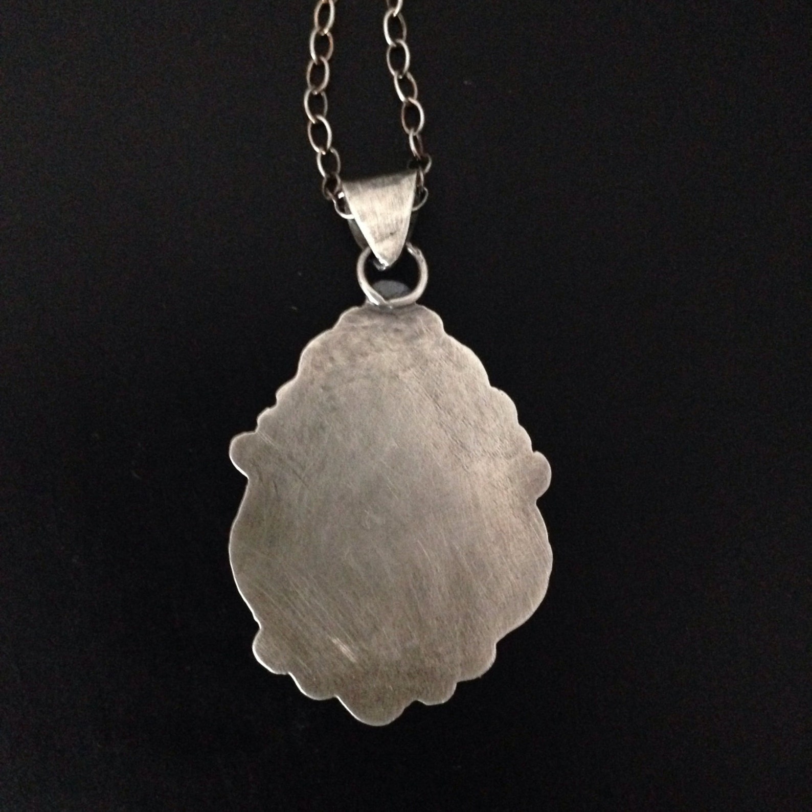 Labradorite and Sterling Silver Talisman Pendant 18 Inch Chain Etsy