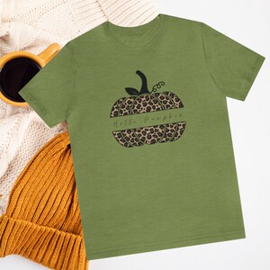 Hello Pumpkin Shirt, Leopard Pumpkin Shirt, Cheetah Pumpkin Shirt,Thanksgiving Shirt, Thankful Shirt,Fall Shirt, Women Fall Shirt,Season Tee