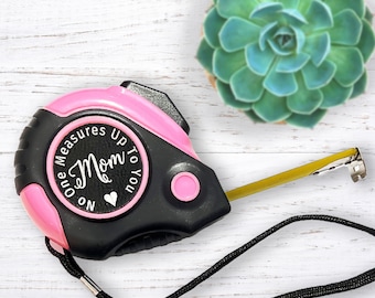 Personalized Pink Measuring Tape for Mother's Day | Engrave Any Name Up to 10 Characters