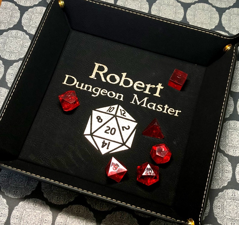Dice Trays DnD Dice Tray Personalized Dice Tray Tabletop Etsy