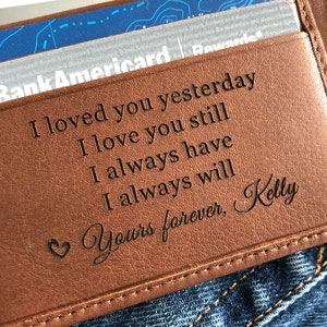 Cartera de cuero personalizada • Cartera personalizada • Cartera de hombre personalizada Cartera de cuero para hombre • Cartera de cuero RFID • Toffee 7751 +