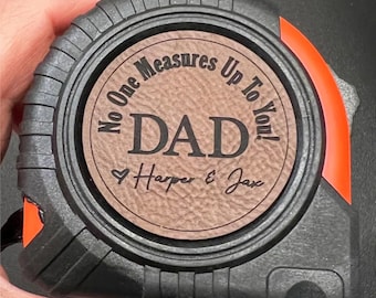 No one measures up, Personalized Tape Measure, Gift for Dad, Gift for Husband, Woodworker Gift, Carpenter Gift, Father's Day Gift, 25 Ft.