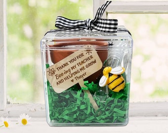Teacher Gift, Personalized Garden Grow Kit, Gifts for Teacher Appreciation