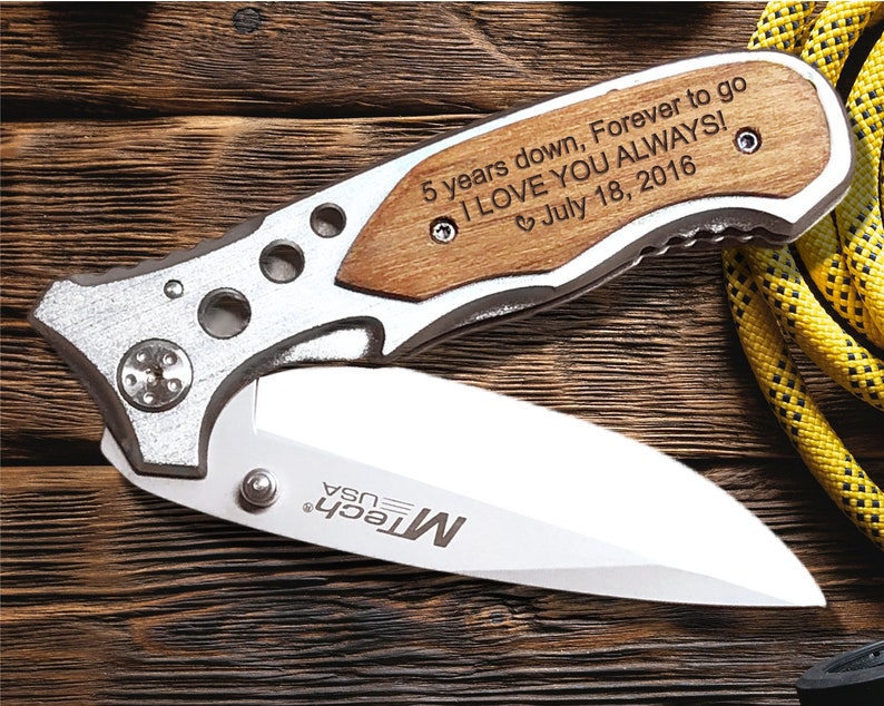Custom Pocket Knife Personalized Gift for Him Engraved Gift Etsy