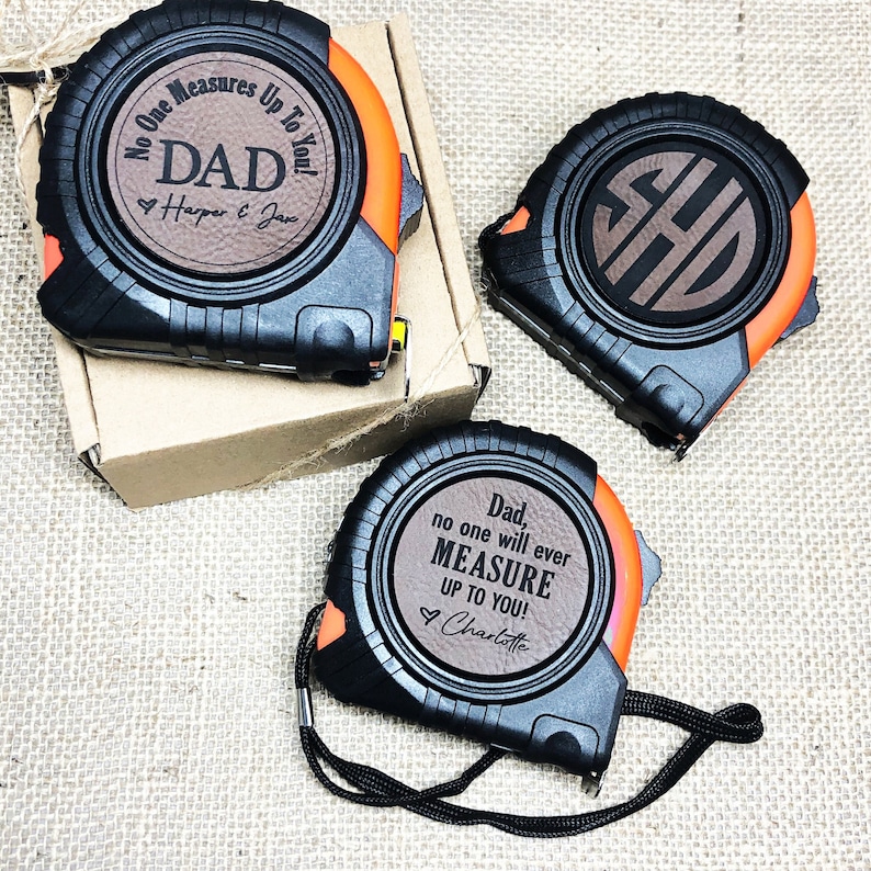 No One Measures Up Personalized Tape Measure Gift for Dad Etsy