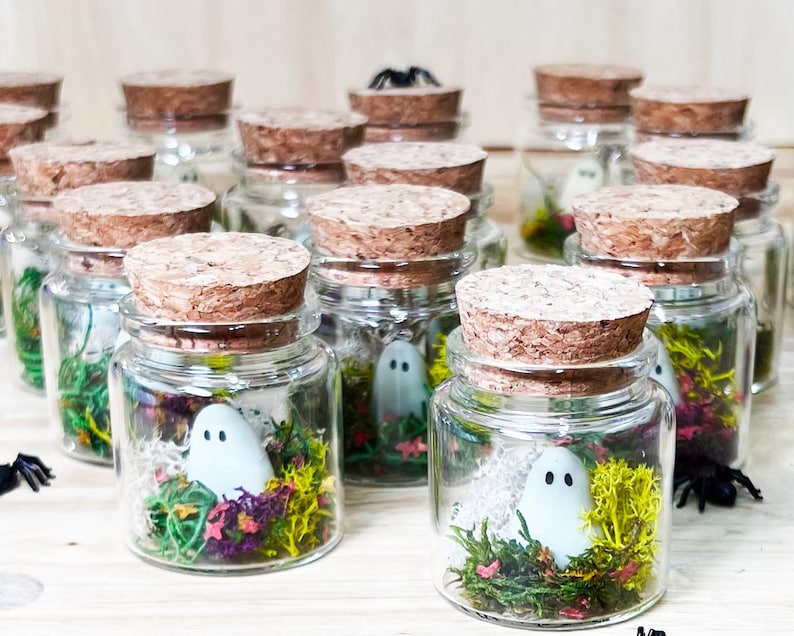Pet Ghost in a Bottle Glows in the Dark Personalized Halloween Party Favors image 4