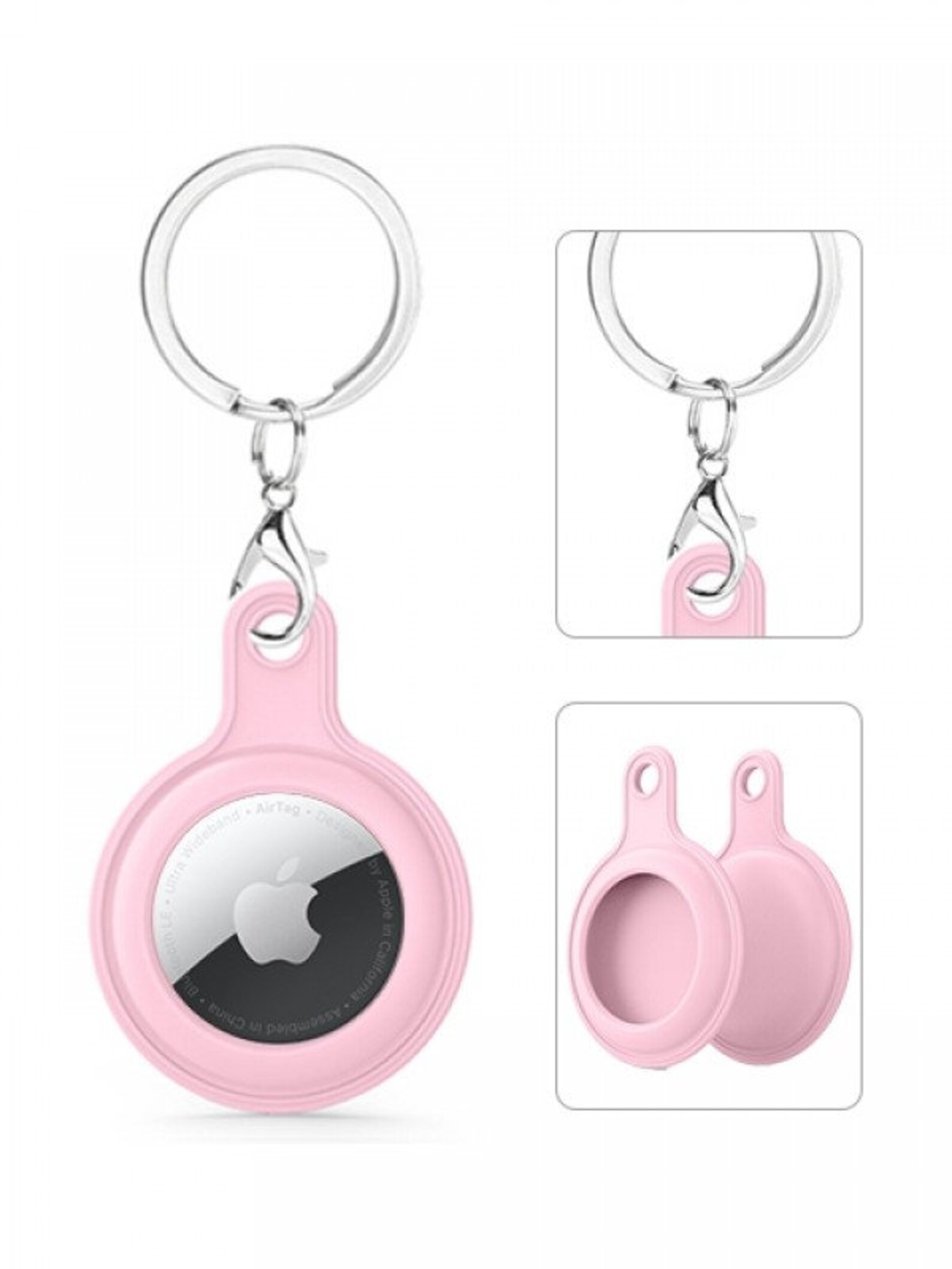 AirTag Keychain Air Tag Holder Personalized Silicone Etsy