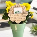 Teacher Gift Idea Card Holder Personalized Teacher Plant Sign Helping Me Grow Teacher Appreciation Week Thank You Gift Keepsake