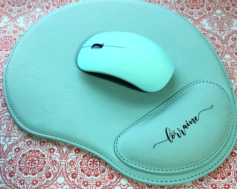 Mouse Pad With Wrist Support Personalized Mouse Pad Mouse Etsy