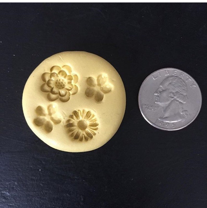 4pc. Tiny flower Mold image 1