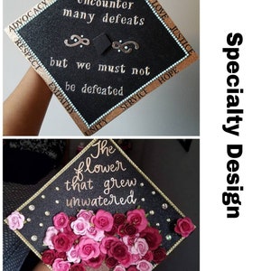 Graduation Cap Topper, Customized Graduation Cap Topper, Personalized Graduation Cap Topper , Class of 2024 zdjęcie 7