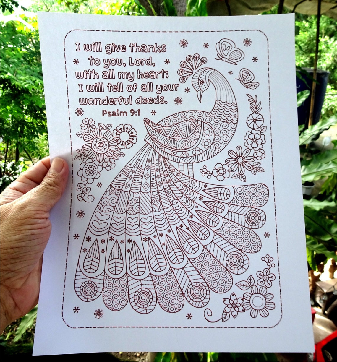 Three Coloring Pages for Thanksgiving With Bible Verses | Etsy
