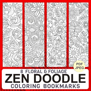 the previous cover design of this floral coloring markers