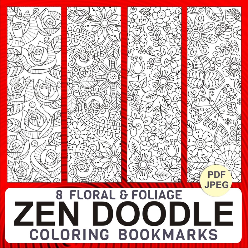 the previous cover design of this floral coloring markers