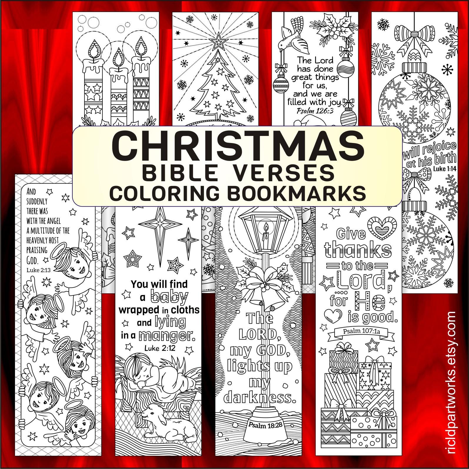 Christmas Bible Verse Coloring Bookmarks for Kids (PDF/JPEG) - Etsy christmas-bible-verse-coloring-bookmarks-for-kids-pdf-jpeg-etsy