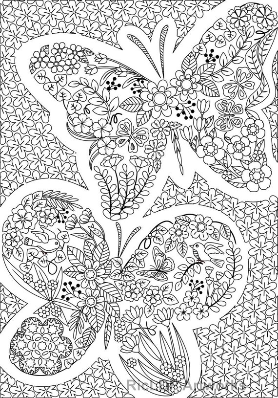 96 Top Complex Butterfly Coloring Pages Pictures