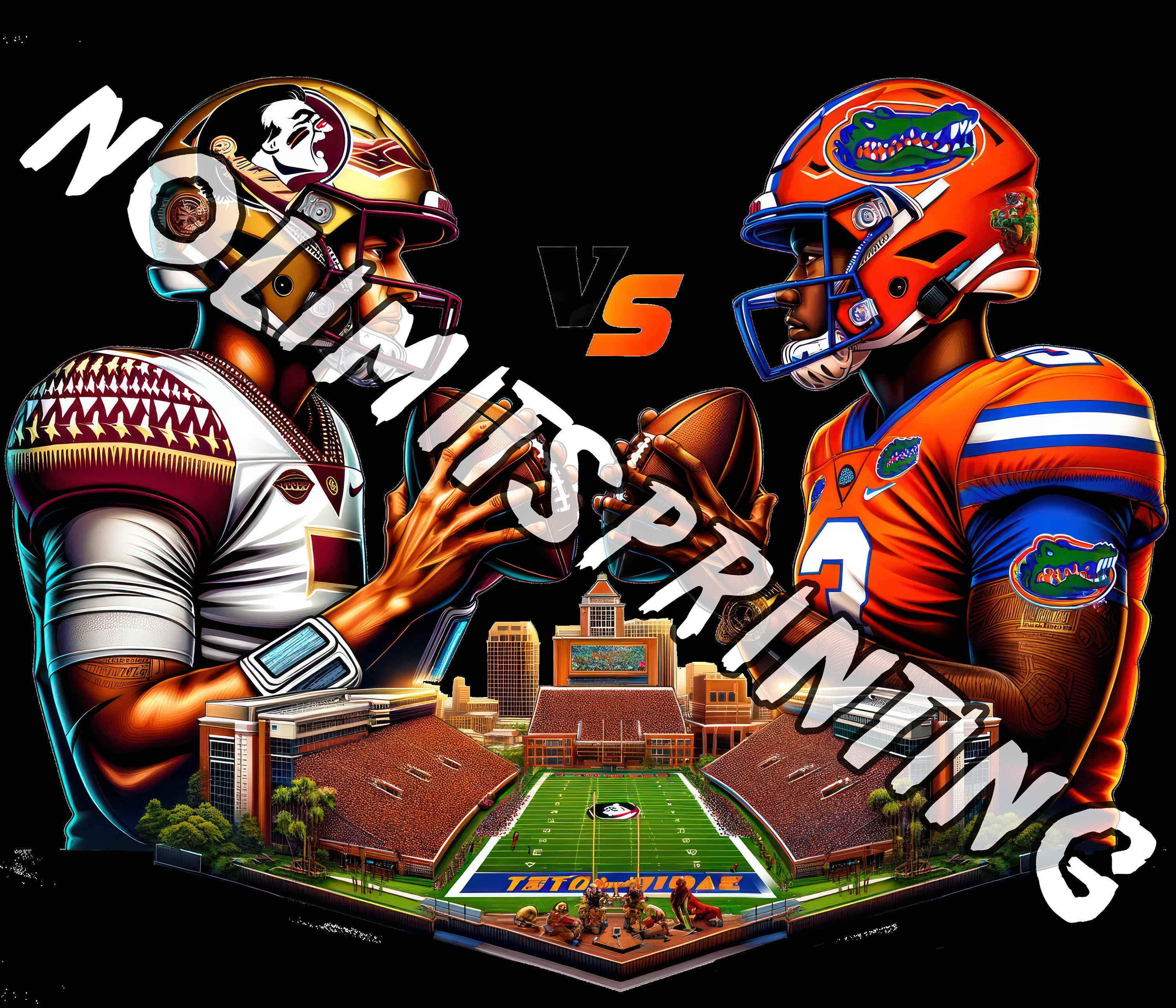 FSU Vs. Gators Rivalry PNG Instant Download V2 Etsy Australia