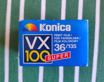 Konica VX 100 SUPER – Film couleur 35 mm (Péremption : juin 2006)