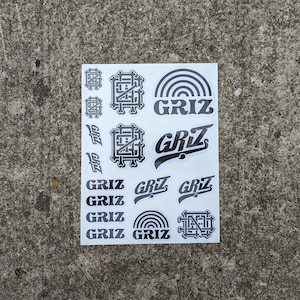 Griz Sticker Sheet