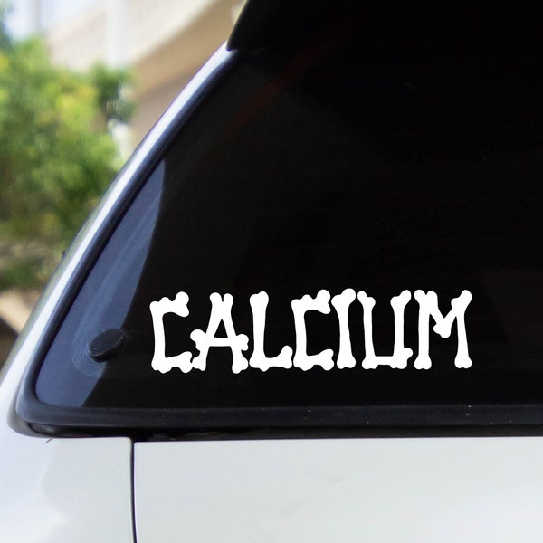 Calcium Decal Sticker / Multiple Colors