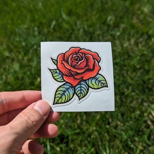 Rose 2.5&quot; Waterproof Sticker