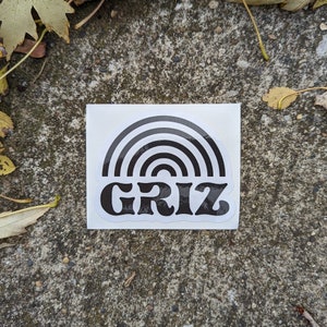 Griz 3.5" Waterproof Sticker