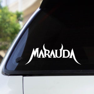 Marauda Decal Sticker / Multiple Colors