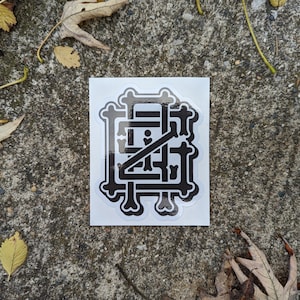 Griz 3&quot; Waterproof Sticker