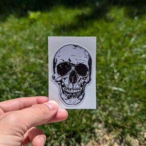 Skull 3&quot; Waterproof Sticker