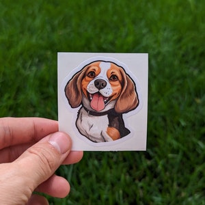 Beagle 2.5&quot; Waterproof Sticker