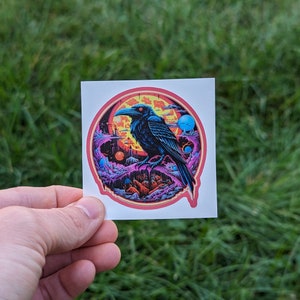 Raven 2.5&quot; Waterproof Sticker