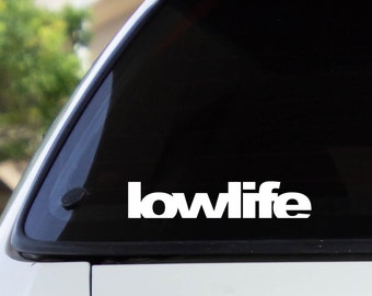 Motors The Low Life Car Van Windscreen Decal Sticker Jdm Lowered 17 Colours 550mm Vehicle Parts Accessories Ro