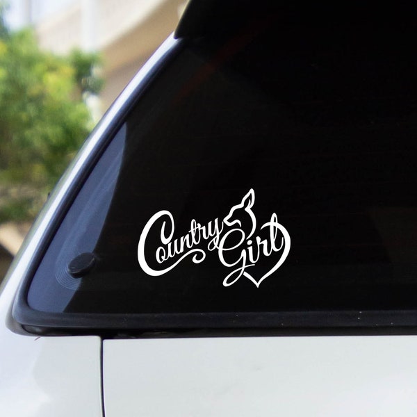 Country Girl Decal Sticker / Multiple Colors