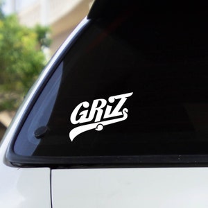 Griz Decal Sticker / Multiple Colors