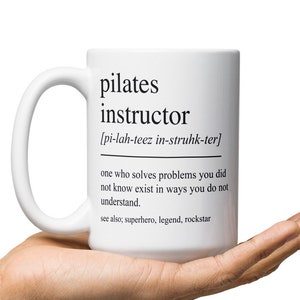 Pilates Instructor Gift, Pilates Instructor Mug, Gift For Pilates Instructor, Custom Pilates Instructor Gift, Pilates Instructor Coffee Cup
