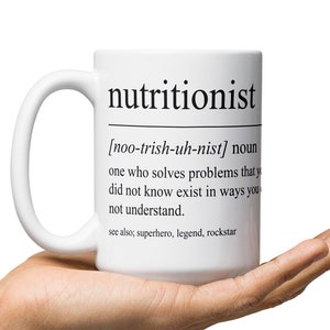 Personalized Nutritionist Gift, Funny Nutritionist Mug, Nutritionist Student, Nutritionist Graduate, Nutritionist Graduation Gifts