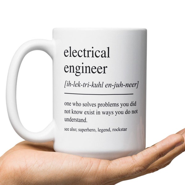 Electrical Engineer Gifts For Men, Electrical Engineer Mug, Electrical Engineer Coffee Mug, Electrical Engineer Graduation Gift